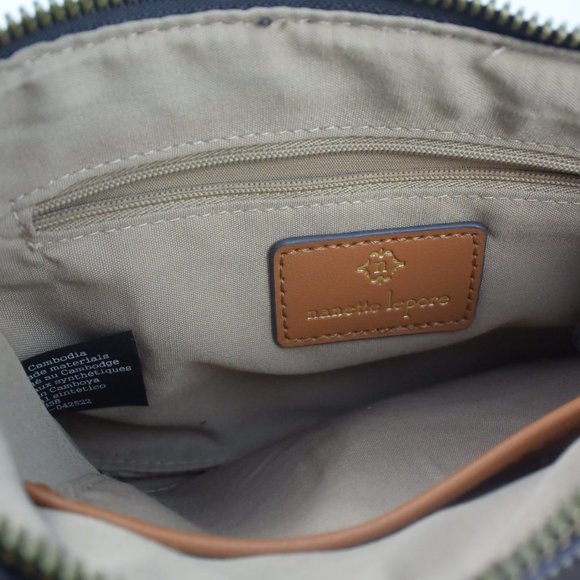 Nanette Lepore Slim Monogram Crossbody Purse w Detachable Strap New Without Tags - Picture 6 of 11